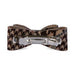 CHOCOLATE GLEN HOUNDSTOOTH BIG BOW HAIR BOW