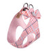 PEACHES N' CREAM GLEN HOUNDSTOOTH BIG BOW STEP IN HARNESS