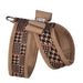 CHOCOLATE GLEN HOUNDSTOOTH BIG BOW CHOCOLATE TINKINE HARNESS W/TRIM