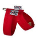 RED TINKIE HARNESS W/GLEN BLACK & WHITE HOUNDSTOOTH BIG BOW TINKIE HARNESS