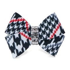 CLASSIC GLEN HOUNDSTOOTH NOUVEAU HAIR BOW