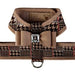 CHOCOLATE GLEN HOUNDSTOOTH BIG BOW CHOCOLATE TINKINE HARNESS W/TRIM