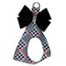 GLEN HOUNDSTOOTH BLACK NOUVEAU BOW STEP IN HARNESS