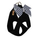 BLACK & WHITE HOUNDSTOOTH NOUVEAU BOW STEP IN HARNESS