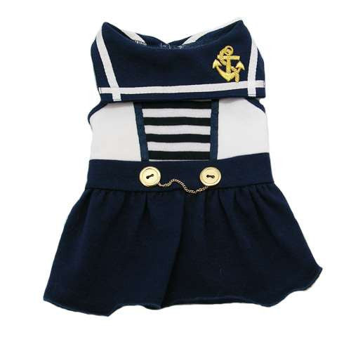 SAIL AWAY SAILOR DOG DRESS, Dress - Bones Bizzness