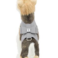 PLATINUM BIG BOW TINKIE DOG HARNESS, Harness - Bones Bizzness