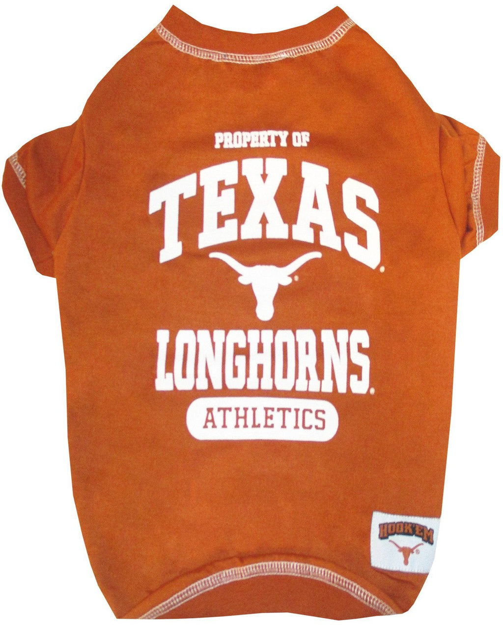 TEXAS LONGHORNS DOG TEE, NCAA - Bones Bizzness