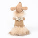 SUSAN LANCI CAMEL IVORY FOXY W/BOW DOG COAT, Coats - Bones Bizzness