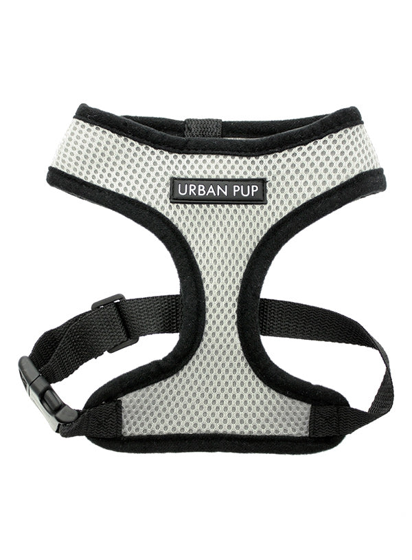 STEEL GREY SOFT DOG HARNESS, Harness - Bones Bizzness