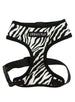 ZEBRA PRINT DOG HARNESS, Harness - Bones Bizzness