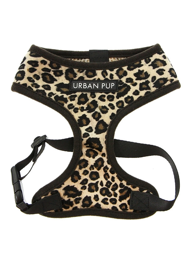 LEOPARD PRINT DOG HARNESS