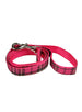 FUSCHIA PINK TARTAN DOG HARNESS, Harness - Bones Bizzness