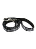 BLACK & WHITE TARTAN DOG HARNESS, Harness - Bones Bizzness