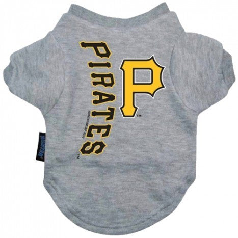 PITTSBURGH PIRATES DOG TEE SHIRT GREY, MLB - Bones Bizzness