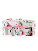 PINK FLORAL CASCADE FABRIC DOG COLLAR & LEASH SET, Collars - Bones Bizzness