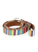 HENLEY STRIPED FABRIC DOG COLLAR & LEASH SET, Collars - Bones Bizzness