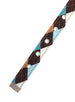 BROWN & BLUE ARGYLE DOG COLLAR & LEASH SET, Collars - Bones Bizzness