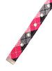 PINK ARGYLE DOG COLLAR & LEASH SET, Collars - Bones Bizzness