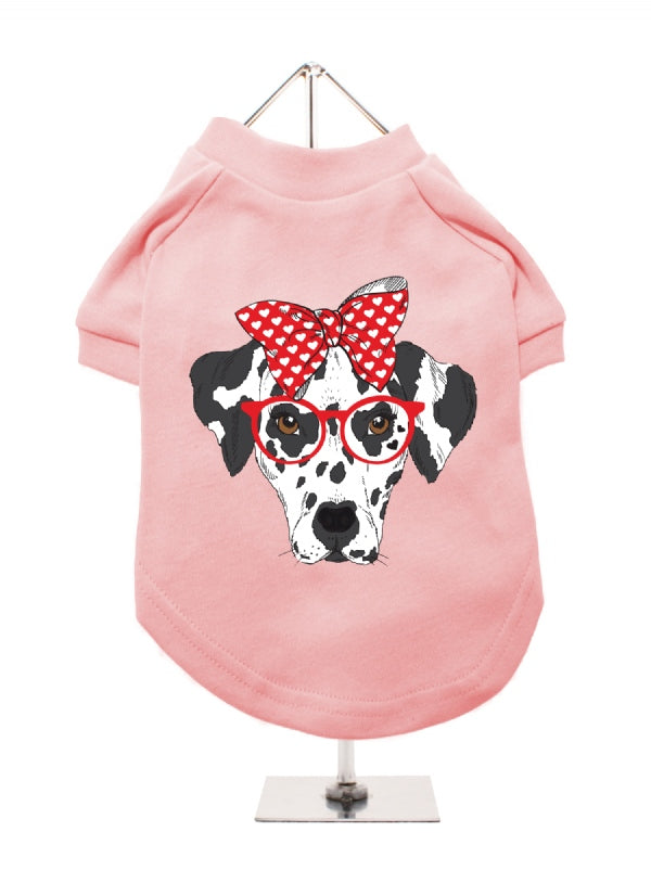 "HUMANIMALS": ADORABLE DALMATIAN DOG TEE - PINK, Shirts Tanks & Tees - Bones Bizzness