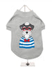 SAILING SCHNAUZER - HUMANIMALS":  DOG TEE - (6 COLORS), Shirts Tanks & Tees - Bones Bizzness