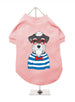 SAILING SCHNAUZER - HUMANIMALS":  DOG TEE - (6 COLORS), Shirts Tanks & Tees - Bones Bizzness