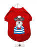 SAILING SCHNAUZER - HUMANIMALS":  DOG TEE - (6 COLORS), Shirts Tanks & Tees - Bones Bizzness