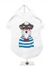 SAILING SCHNAUZER - HUMANIMALS":  DOG TEE - (6 COLORS), Shirts Tanks & Tees - Bones Bizzness