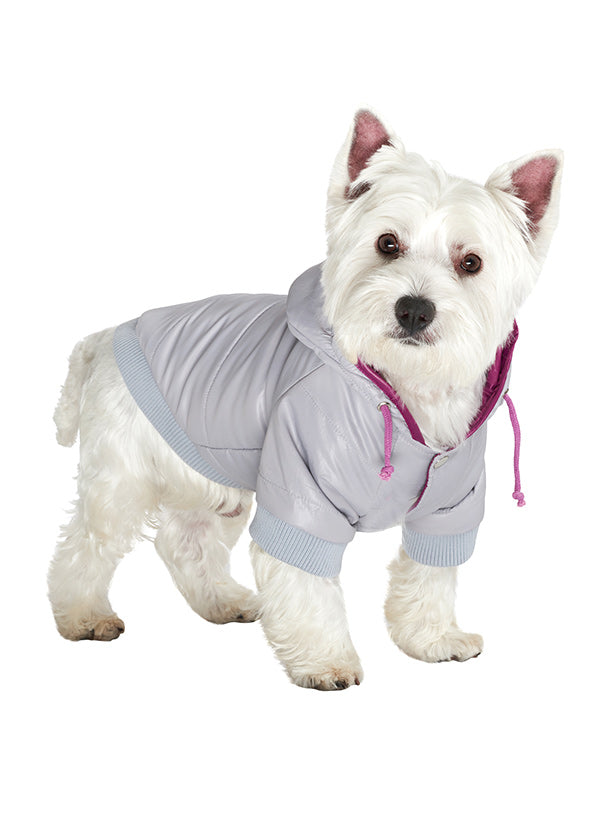 GREY PATHFINDER INSULATED PANEL DOG COAT