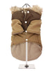 Brown on Brown Two Tone Parka DOG COAT, Coats - Bones Bizzness