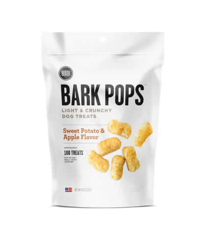 BIXBI BARK POPS SWEET POTATO AND APPLE  DOG TREATS 4OZ, Treats - Bones Bizzness