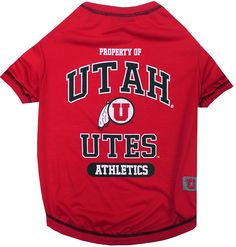 UNIVERSITY OF UTAH DOG TEE SHIRT, NCAA - Bones Bizzness