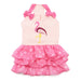 SUPER SEQUINS PINK FLAMINGO DOG DRESS, Dress - Bones Bizzness