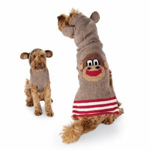 MONKEY & EARS HOODIE DOG SWEATER - Bones Bizzness