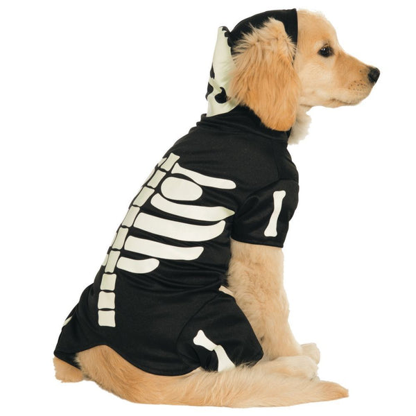 GLOW IN THE DARK SKELETON DOG COSTUME, Costume - Bones Bizzness