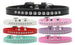 CLEAR CRYSTAL PUPPY DOG COLLAR (7 COLORS), Collars - Bones Bizzness