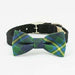 SCOTTY COLLECTION PLAID BOW TIE DOG COLLARS (5 COLORS), Collars - Bones Bizzness