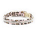 PINK CHEETAH COUTURE GILTMORE 2, 3 & 4 ROW DOG COLLAR, Collars - Bones Bizzness