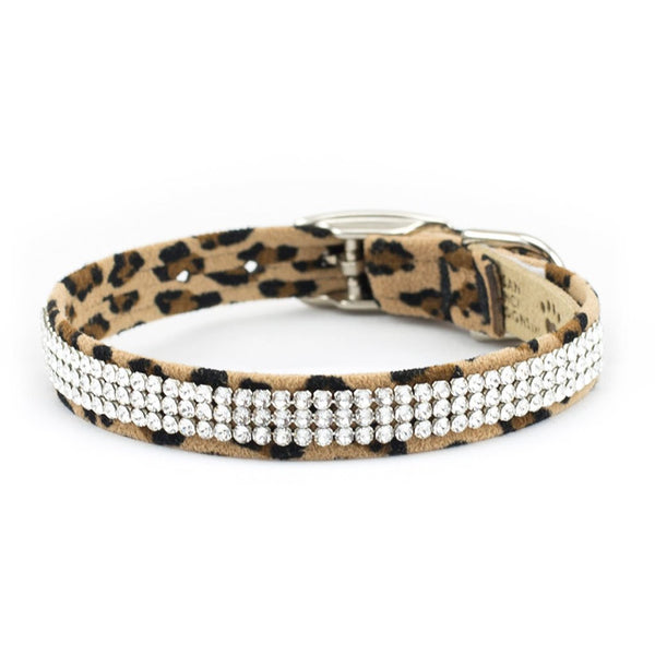 CHEETAH COUTURE GILTMORE 2, 3 & 4 ROW DOG COLLAR, Collars - Bones Bizzness