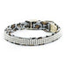 PLATINUM CHEETAH COUTURE GILTMORE 2, 3 & 4 ROW DOG COLLAR, Collars - Bones Bizzness