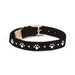 CRYSTAL PAWS ULTRASUEDE DOG COLLAR BY SUSAN LANCI - (53 COLORS), Collars - Bones Bizzness