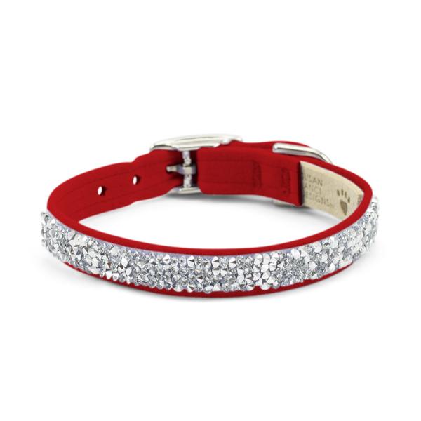 CRYSTAL ROCK DOG COLLAR (53 COLORS), Collars - Bones Bizzness
