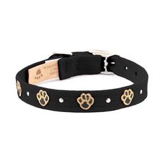 EMBROIDERED PAW DOG COLLAR - (53 COLORS), Collars - Bones Bizzness