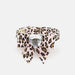 PINK CHEETAH TAIL BOW HEART DOG COLLAR, Collars - Bones Bizzness