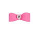 SWAROVSKI CRYSTAL ULTRASUEDE HEART DOG HAIR BOWS - (42 COLORS), HAIR BOW - Bones Bizzness