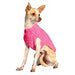 PINK CABLE KNIT WOOL DOG SWEATER, Sweaters - Bones Bizzness