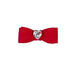 SWAROVSKI CRYSTAL ULTRASUEDE HEART DOG HAIR BOWS - (42 COLORS), HAIR BOW - Bones Bizzness