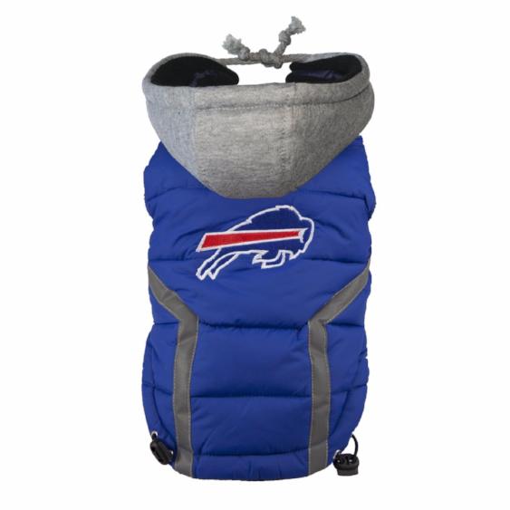 BUFFALO BILLS NFL DOG PUFFER VEST, NFL COATS - Bones Bizzness