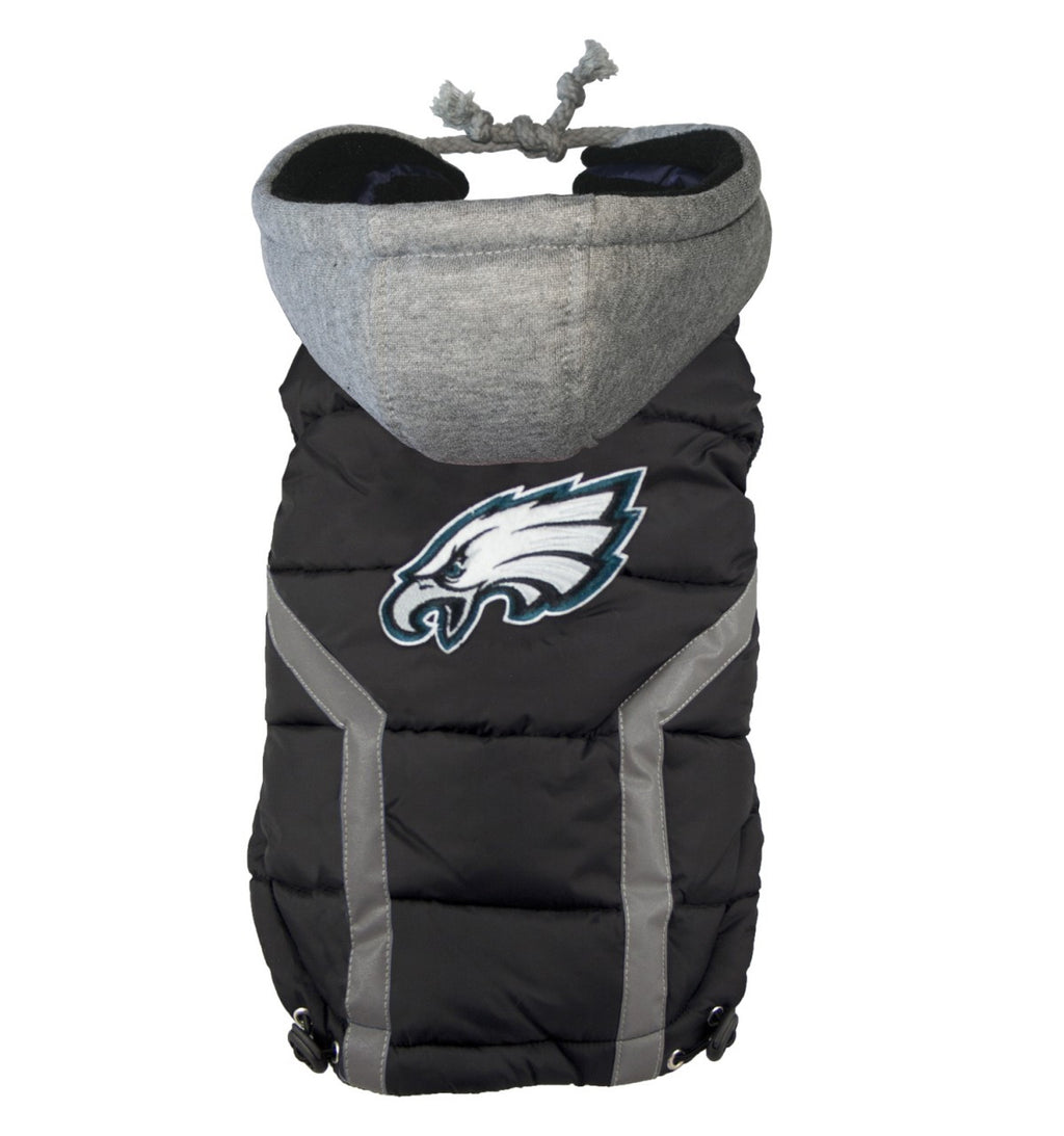 PHILADELPHIA EAGLES NFL DOG PUFFER VEST, NFL COATS - Bones Bizzness