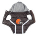 CLEVELAND BROWNS DOG JERSEY ORAGNE Trim, NFL COATS - Bones Bizzness