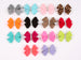 SWAROVSKI NOUVEAU BOW DOG HAIR BOWS - (53 COLORS), HAIR BOW - Bones Bizzness